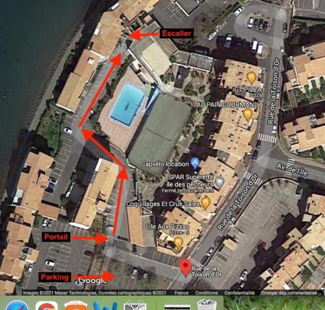 La Brigantine 607, T2 Vue Mer, Piscine, Tennis Agde Exteriör bild